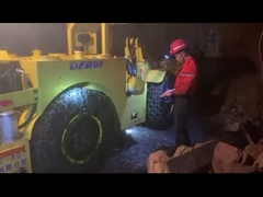 7.2t Máquina subterránea LHD DERUI DRWJ-1 Cargador subterráneo de ruedas